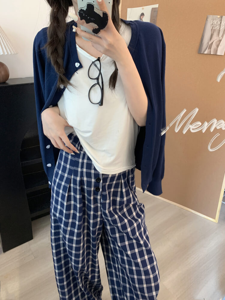 lightweight slim knit cardigan for early fall, sweet button-up sunproof sweater, OOTDAY cardigan for girls