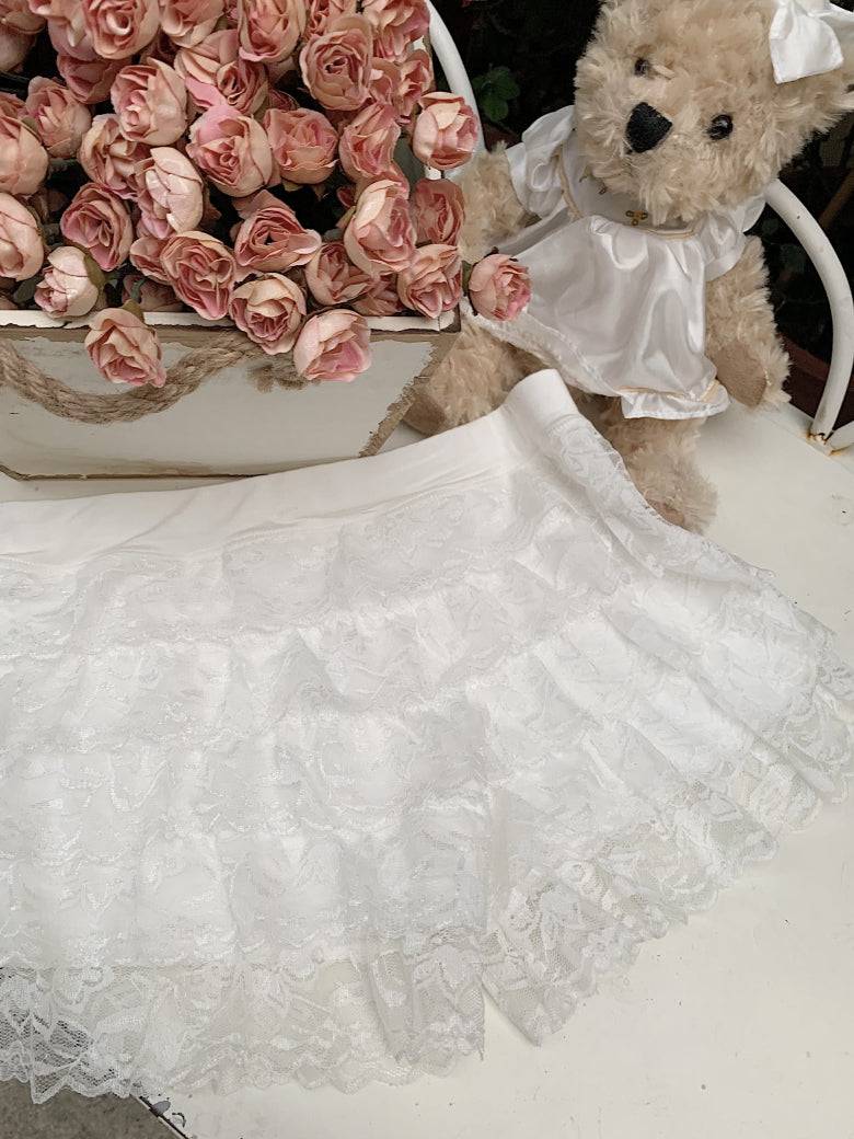 OOTDAY lace safety shorts, modal undershorts for women, anti-exposure short leggings, sweet layered shorts, summer lace trim boxer shorts