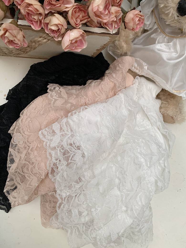 OOTDAY lace safety shorts, modal undershorts for women, anti-exposure short leggings, sweet layered shorts, summer lace trim boxer shorts