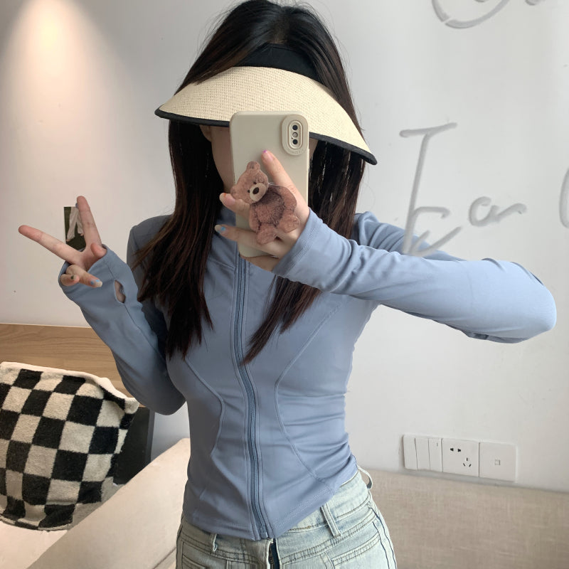 foldable visor hat, wide brim sun hat women, UV protection topless hat, summer straw visor cap, adjustable sunshade hat